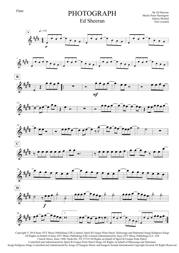 Photograph (arr. Leo Silva)