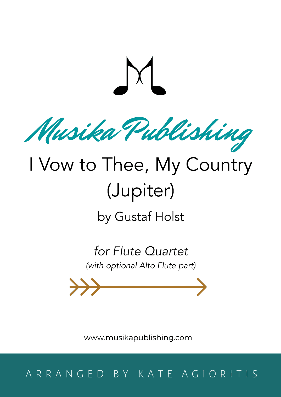I Vow to Thee, My Country (Jupiter) - Flute Quartet (arr. Kate Agioritis)