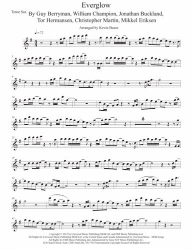 Everglow (arr. Kevin Busse)