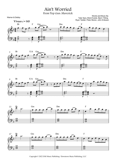 I Ain't Worried (arr. Warren & Debby)