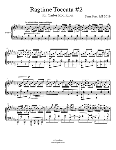 Ragtime Toccata #2, op. 40