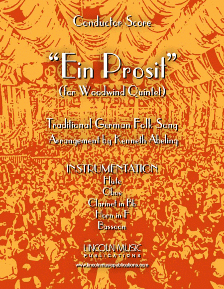Ein Prosit (for Woodwind Quintet) (arr. Kenneth Abeling)
