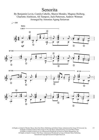 Senorita (arr. Antonius Agung Setiawan)