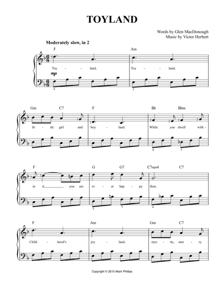 Toyland (arr. Mark Phillips)