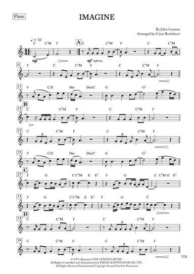 Imagine (arr. ACT Bortolucci)