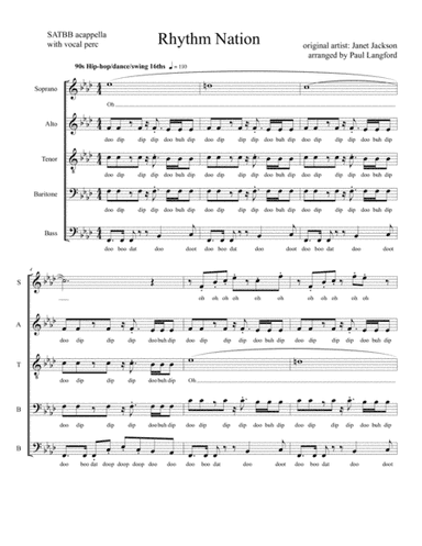 Rhythm Nation (arr. Paul Langford)