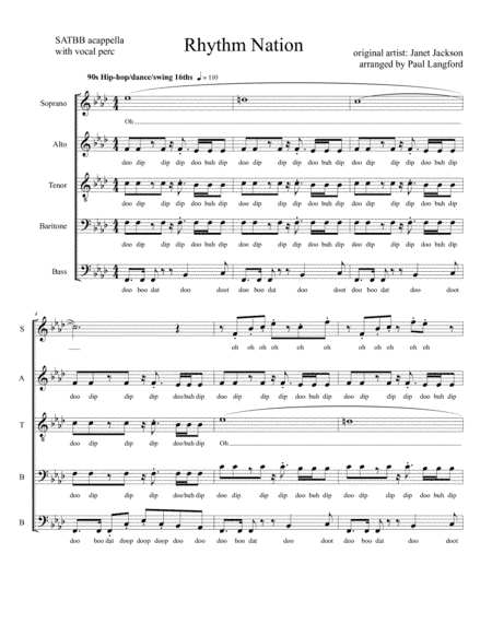 Rhythm Nation (arr. Paul Langford)