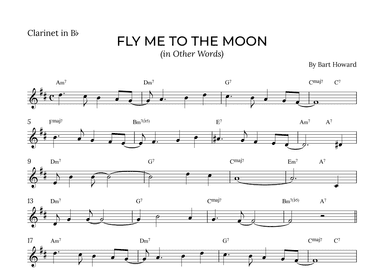 Fly Me To The Moon (in Other Words) (arr. Alex Nunes Rodrigues)