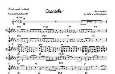 Chandelier (arr. Katsumi WF)