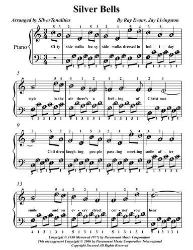 Silver Bells (arr. SilverTonalities)