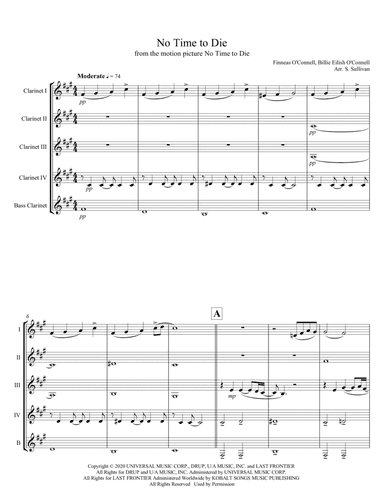 No Time To Die (arr. Sean Sullivan)