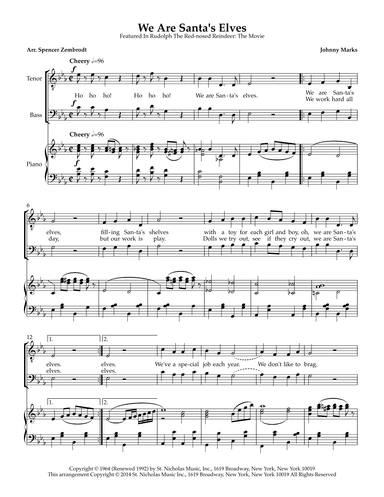 We Are Santa's Elves (arr. Spencer Zembrodt)