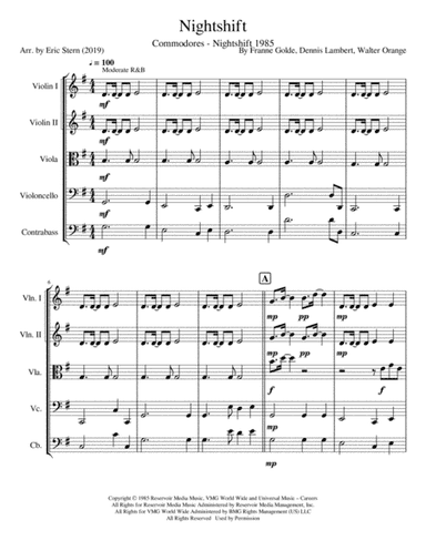Nightshift (arr. Eric Stern)