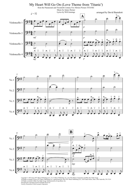 My Heart Will Go On (Love Theme from Titanic) (arr. David Burndrett)