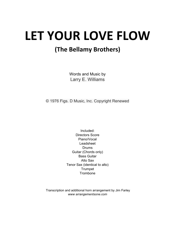 Let Your Love Flow (arr. Jim Farley)