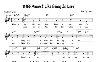 Almost Like Being In Love (arr. John Fries)