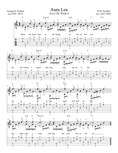 Aura Lea (arr. Dennis McCorkle)