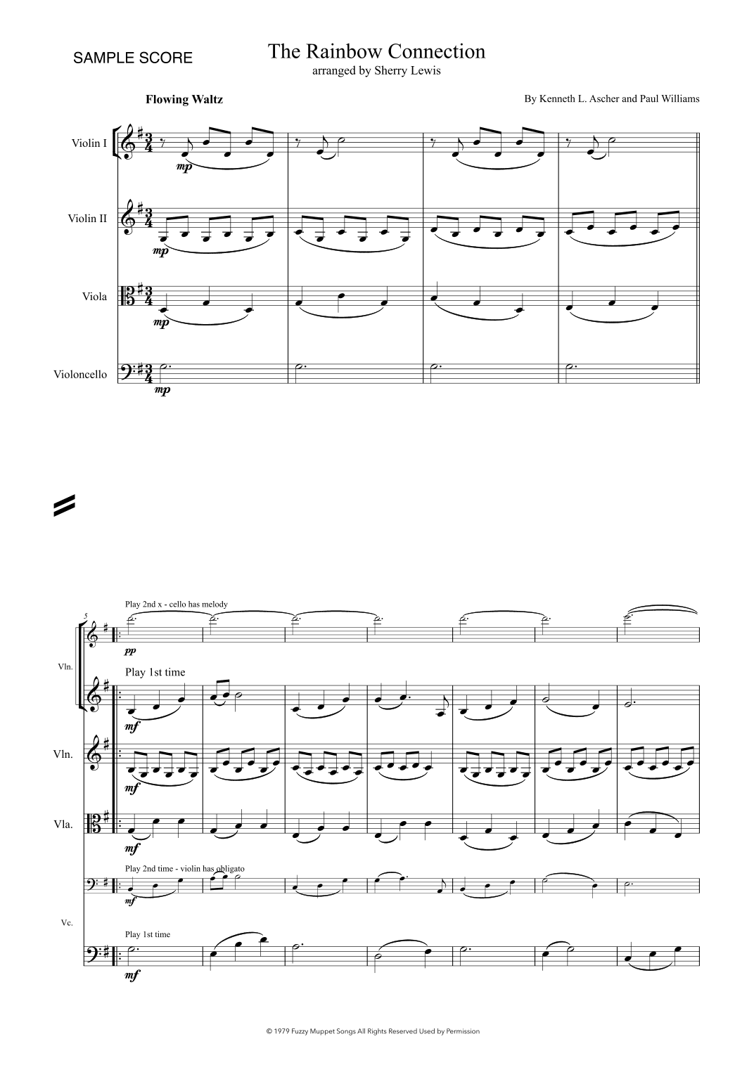The Rainbow Connection (arr. Sherry Lewis)