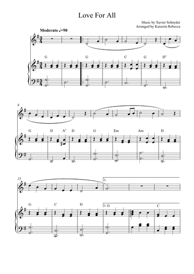 Love For All (arr. Kaiserin Rebecca)