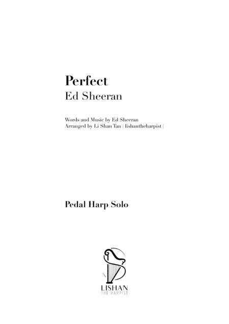 Perfect (arr. lishantheharpist)