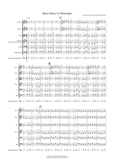 Basse Dance by Susato for String Orchestra (arr. David Burndrett)