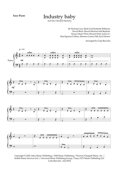 Industry Baby (arr. Cadu Barcelos)