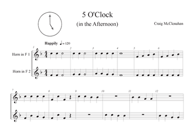 5 O'Clock (In the Afternoon)