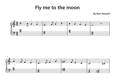 Fly Me To The Moon (in Other Words) (arr. Funtom)