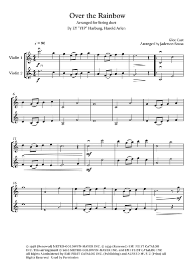 Over The Rainbow (arr. Jaderson Sousa)