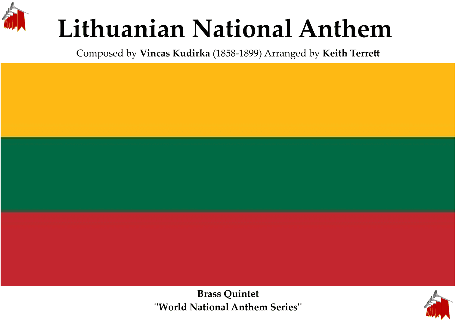 Lithuanian National Anthem for Brass Quintet (World National Anthem Series) (arr. Keith Terrett)