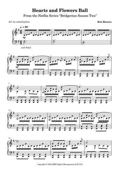 Hearts And Flowers Ball (arr. nattaliepiano)
