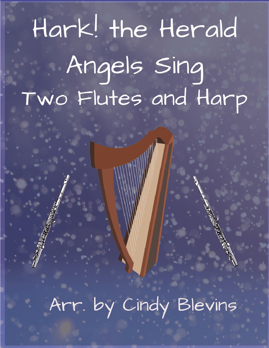 Hark! the Herald Angels Sing, Two Flutes and Harp (arr. Cindy Blevins)