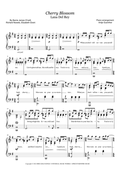 Cherry Blossom (arr. Antje Günther)