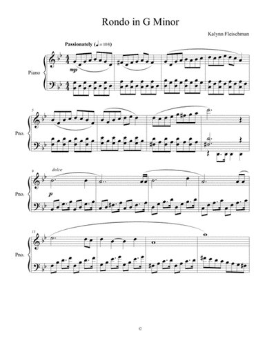 Rondo in G Minor