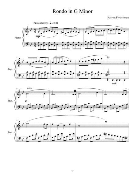 Rondo in G Minor