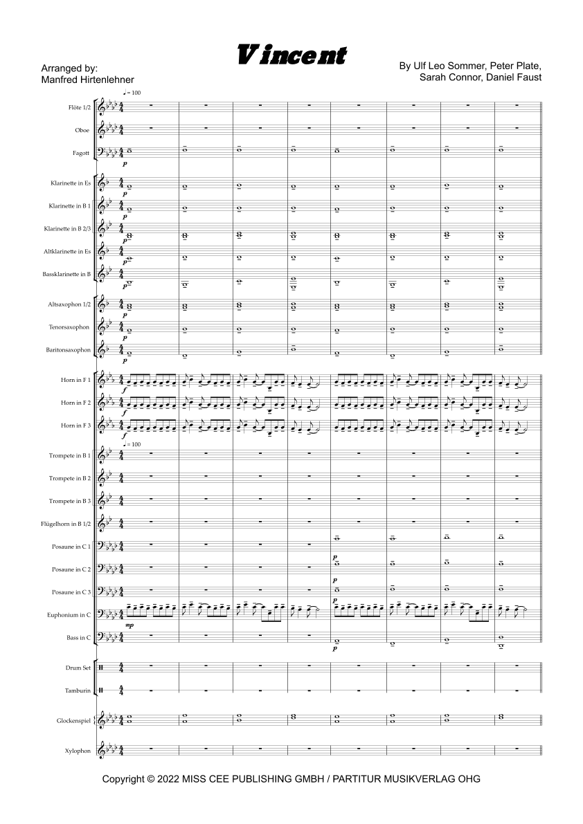 Vincent (arr. Manfred Hirtenlehner)