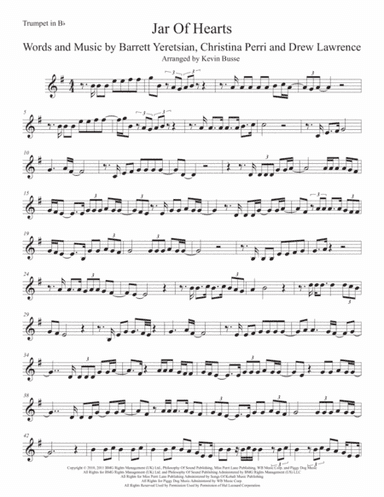 Jar Of Hearts (arr. Kevin Busse)