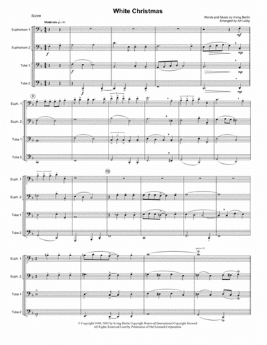 White Christmas (arr. Art Leiby)