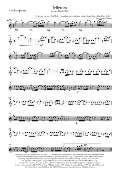 Mirrors (arr. Fernando Britto)