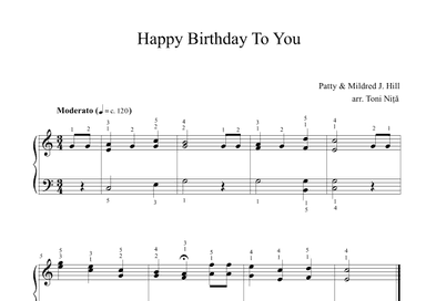 Happy Birthday To You (arr. Toni Nita)