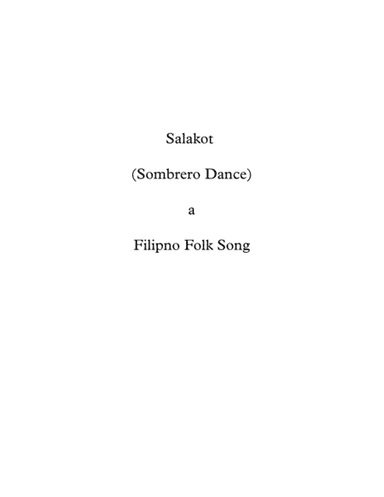 Sombrero Dance (Salakot) (arr. Shawn Heller)