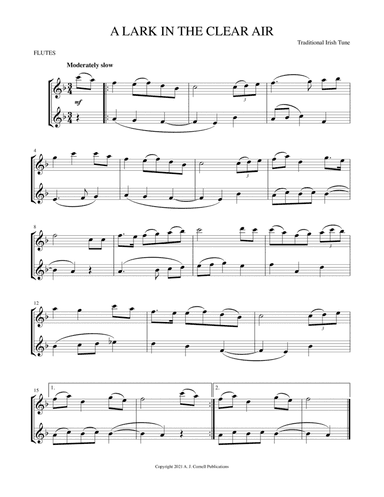 A Lark in the Clear Air (arr. Mark Phillips)