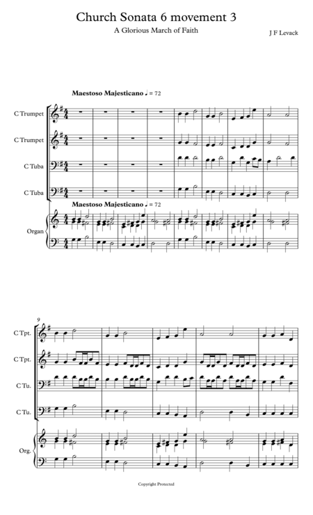 Guitar Trio 2 mov III Moderato Majesticano