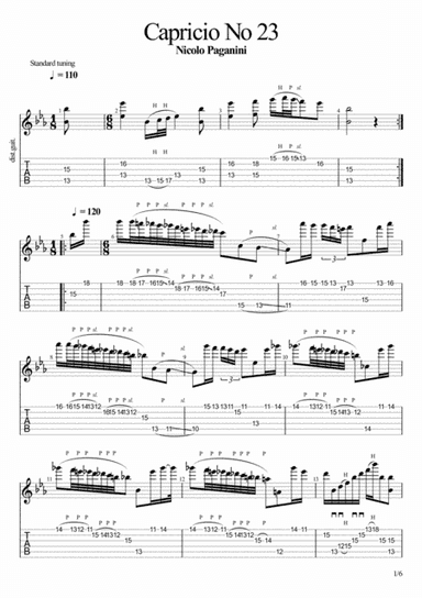Capricio No 23 (arr. John Hurford)