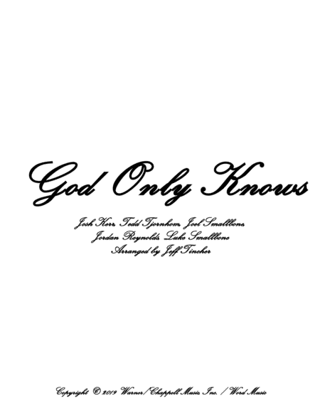 God Only Knows (arr. Jeff Tincher)