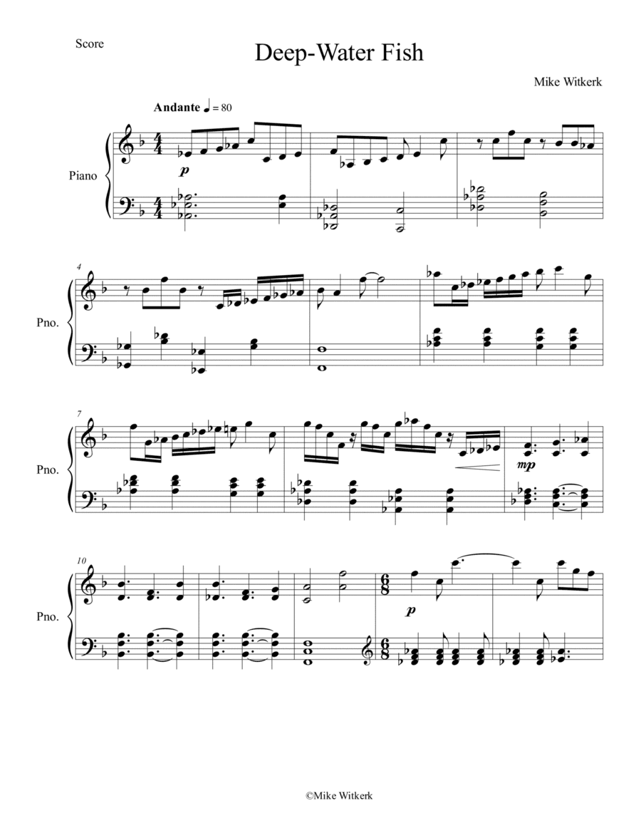 Deep-Water Fish (Piano solo)