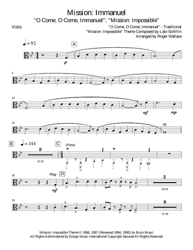 Mission: Impossible Theme (arr. Roger Wallace)