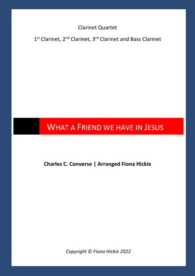 What a Friend we have in Jesus (arr. Fiona Alice Hickie)