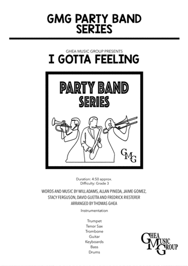 I Gotta Feeling (arr. Thomas Ghea)