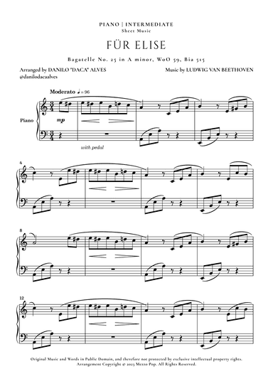 Für Elise (arr. Danilo "Daca" Alves)